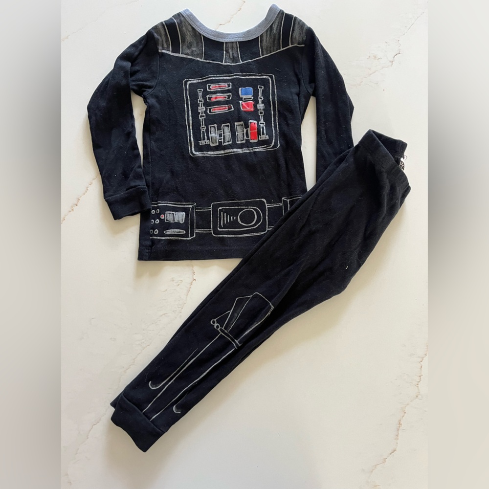 Black Star Wars Pajama Set